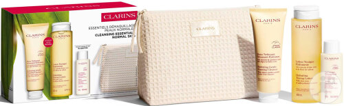 Clarins Set Essenzielle Reinigung Normale Haut 3 Produkte + 1 Pouch
