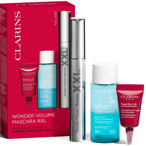 Clarins Set Wonder Volume Mascara XXL Eye Lift 3 Produkte