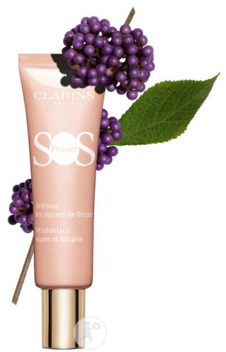 Clarins SOS Primer Pink Mildert Zeichen Von Müdigkeit Tube 30ml-2