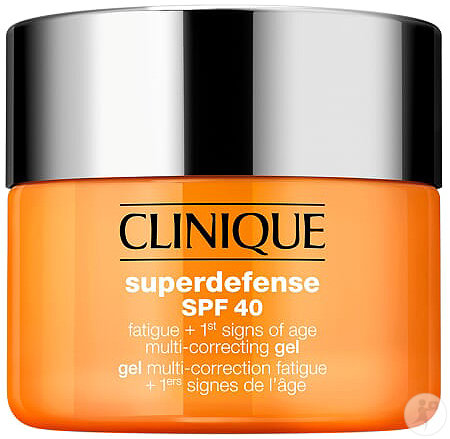 Clinique Superdefense SPF40 Fatigue + 1st Signs Of Age Multi-Correcting Gel Tiegel 50ml