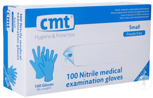 CMT Nitrilhandschuhe Blau Puderfrei S 100 Stück