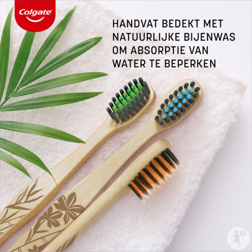 Colgate Bamboo Aktivkohle Zahnbrste Weich 1 Stck