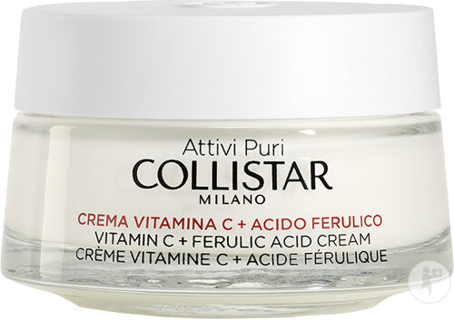 Collistar Attivi Puri Creme Mit Vitamin C + Ferulasäure Ausstrahhlung Antioxidativ Tiegel 50ml