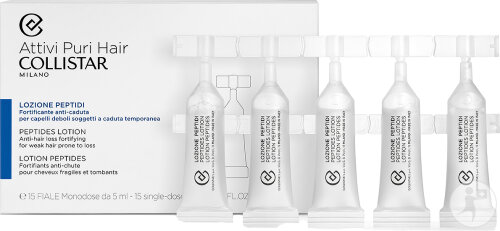 Collistar Attivi Puri Hair Lotion Mit Peptiden Gegen Haarausfall 15x5ml