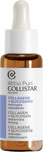 Collistar Attivi Puri Kollagen + Glykogen Anti-Falten Straffend Pipettenflasche 30ml
