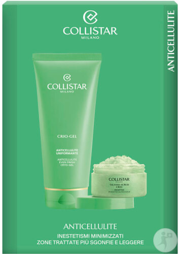 Collistar Discovery Körperpflege Set Anticellulite Cryo-Gel 200ml + Cryoactive Scrub 150g