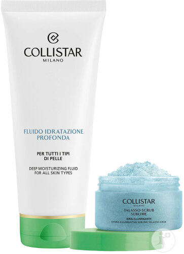 Collistar Discovery Set Intensiv Feuchtigkeitsspendendes Fluid + Sublimes Talasso Peeling