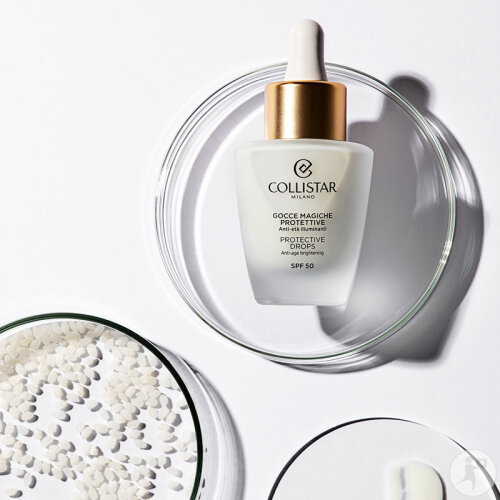 Collistar Gocce Magiche Protettive SPF50 Schützendes Anti-Aging Gesichtsserum Pipettenflasche 30ml-3