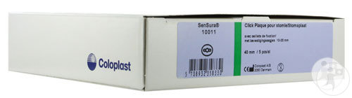 Coloplast SenSura Click Basisplatten 40/10-35mm Stück 5 (10011)