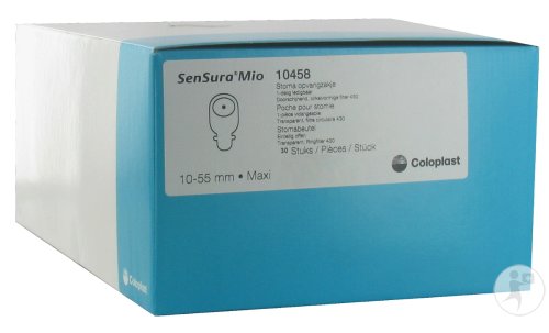 Coloplast SenSura Mio Einteilig Ausstreifbeutel Mit Hide-Away Transparent 10-55mm Maxi 30 Stück