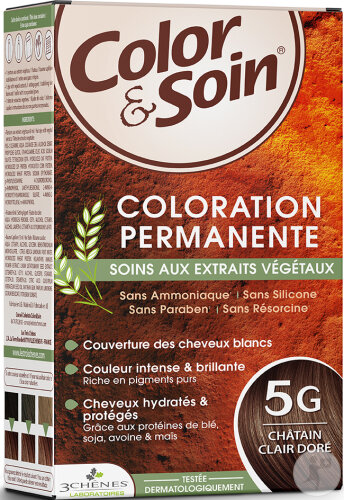 Color & Soin Permanente Färbung Mit Pflanzenextrakten Farbe 5G Kastanienbraun Hell Gold 1 Kit