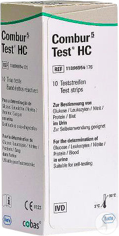 Combur 5 Test HC Streifen 10 Stück