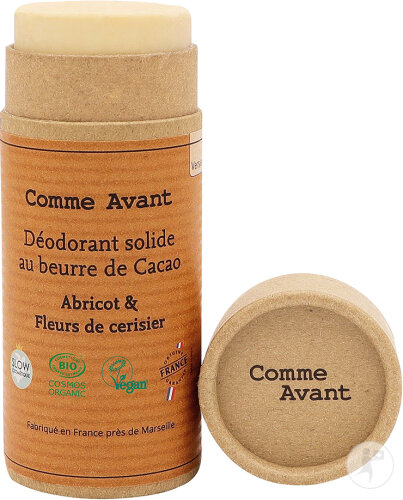 Comme Avant Festes Deodorant Mit Kakaobutter Aprikose Und Kirschblüte 60g