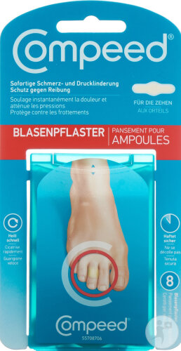 Compeed Blasenpflaster Für Die Zehen Stück 8