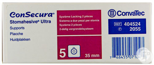 Convatec Consecura Basisplatte Stomahesive Hautschutz 35mm Stück 5