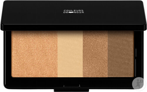 Couleurs De Noir Lidschattenpalette 01 Smoky Neutrals 7g