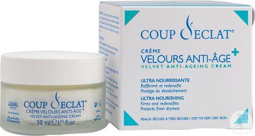 Coup D'Éclat Samtweiche Creme Anti-Aging+ Trockene Bis Sehr Trockene Haut 50ml