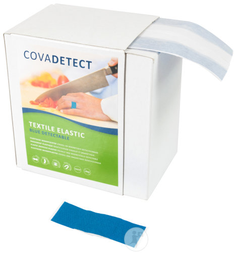 Cova Detect Sichtbares Textil Wundpflaster 6cmx5m Blau 1 Stück (065T)