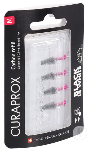 Curaprox Black Is White CPS Carbon M Refill 4 Stück