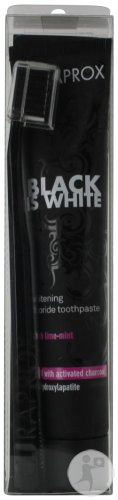 Curaprox Set Black Is White Zahnpasta 90ml + Zahnbürste CS 5460