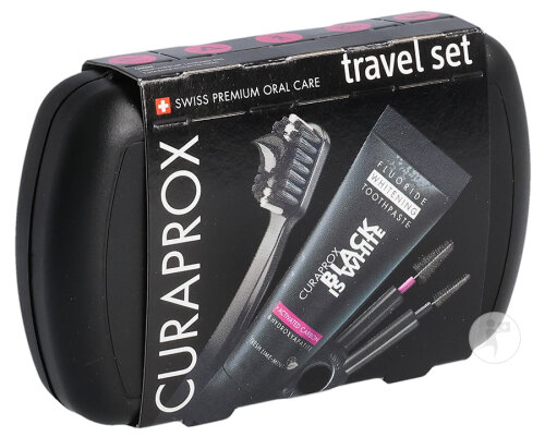 Curaprox Travel Set Black Is White 1 Set