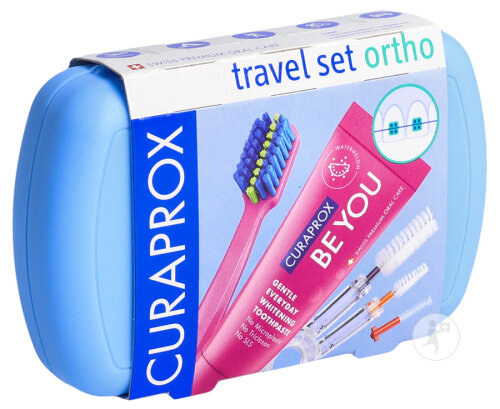Curaprox Travel Set Ortho Blau 1 Set