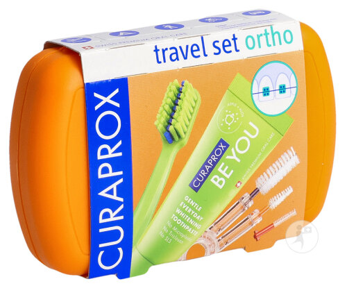 Curaprox Travel Set Ortho Orange 1 Set