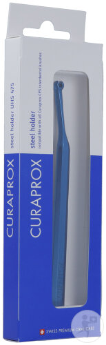 Curaprox UHS 475 Winkelgriff Aus Stahl Blau 1 Stück