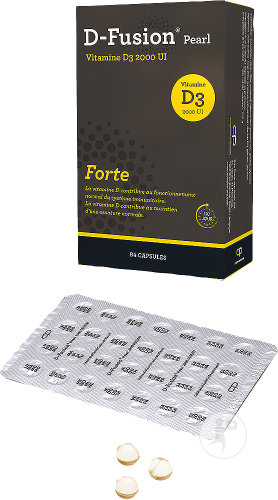 D-Fusion Pearl Forte 2000 UI/IE 84 Kapseln
