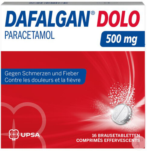 Dafalgan Dolo Brausetabletten 500mg 16 Stück