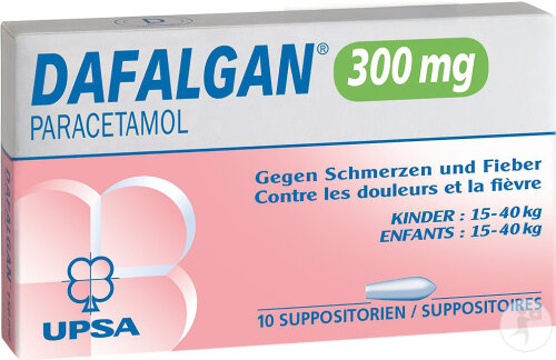 Dafalgan Zäpfchen 300mg 10 Stück