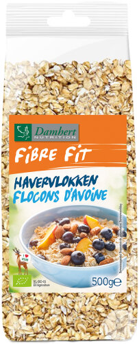 Damhert Fibre Fit Havervlokken Bio 500g