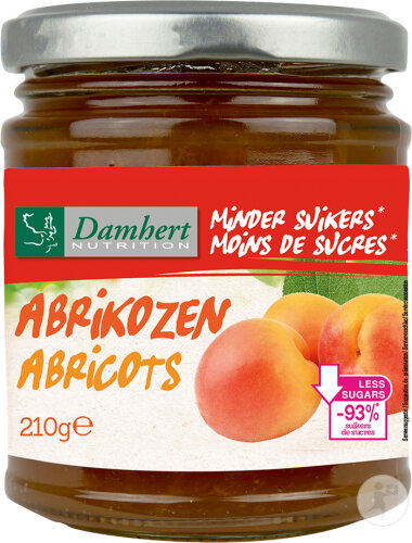 Damhert Low Carb Aprikosenmarmelade 210g