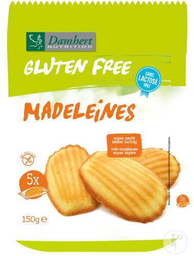 Damhert Nutrition Madeleines Gluten Free 150g