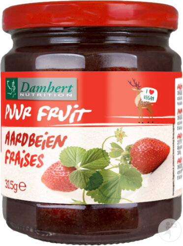 Damhert Reine Frucht Marmelade Erdbeeren 315g