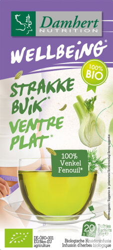 Damhert Tea Time Fenchel Kräutertee Flacher Bauch 20 Beutel