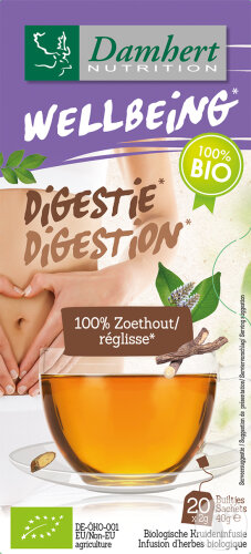 Damhert Tea Time Lakritz Kräutertee Verdauung 20 Beutel