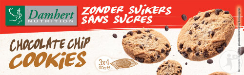 Damhert Zuckerfrei Chocolate Chip Cookies 90g
