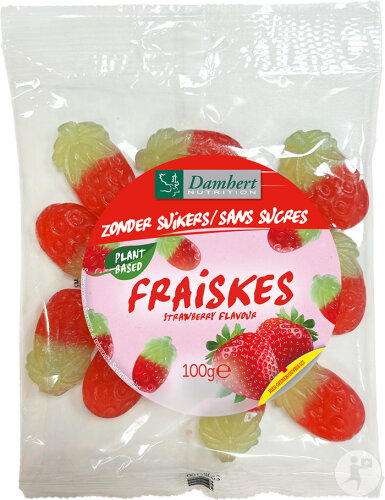Damhert Zuckerfrei Erdbeergeschmack 100g