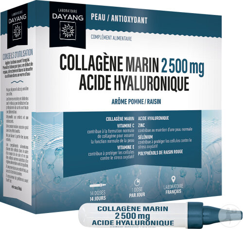 Dayang Meereskollagen 2500mg Hyaluronsäure 14 Einzeldosen