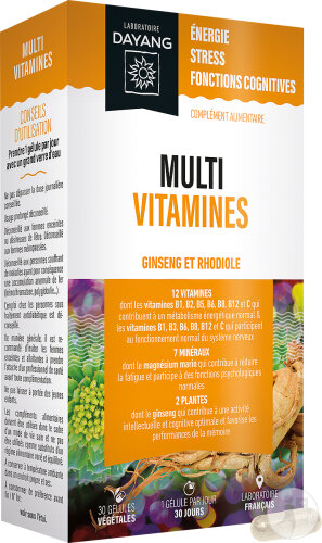 Dayang Multivitamine Ginseng Und Rhodiol 30 Kapseln