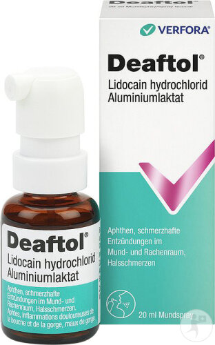 Deaftol Mundspray Mit Lidocain 20ml