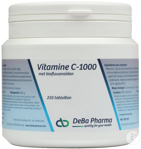 Deba Vitamin C-1000 Mit Bioflavonoiden 250 Tabletten