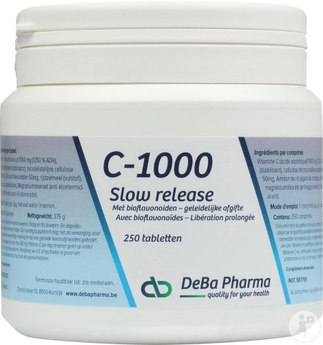 Deba C-1000 Slow Release Mit Bioflavonoiden 250 Tabletten