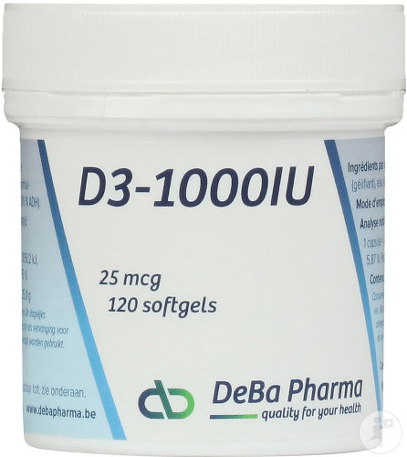 Deba D3-1000IU120  Softgels