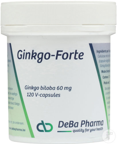DeBa Pharma Ginkgo-Forte Ginkgo Biloba 60mg 120 Kapseln