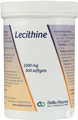 Deba Lecithine 1200mg 300 Softgels
