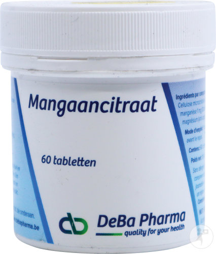 Deba Mangan Citrat 60 Tabletten
