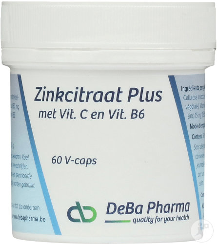 Deba Zinkcitrat Plus 60 Kapseln