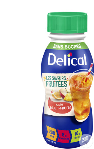 Delical Getränk Mit Fruchtigen Aromen Multi-Frucht Ohne Zucker 4x200ml-2